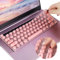 Keyboard Film for Nail Art Tippy Type Keyboard Cover Long Nails Full Size Silicone Computer Keyboard Covers Long Nail Keyboard Cover Compatible for Office Home With Standard Keyboards