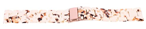HOMSFOU Correa De Resina Para Reloj 22 Mm Ideal Para Relojes Inteligentes y Tradicionales Cómoda y Duradera