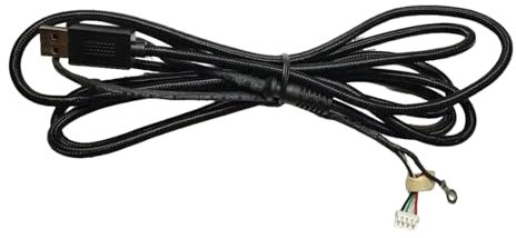 Illkjasfc Cable trenzado de repuesto para teclados G213