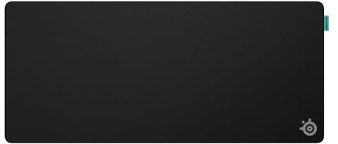 SteelSeries QcK XL Performance Balance Gaming Mousepad — Extra Density for a Smooth Glide — Low-Profile Edge Stitching — Non-Slip Neoprene Rubber Base — 15.75 x 34.43 inch — FPS, MOBAs, RTS, MMO