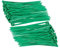 TERF® 100 Pcs Green Cable Ties 100mm (4'') X 2.5mm Premium Nylon Zip Ties Wraps Secure Self Locking Mechanism Small Plastic Tie for Home Office Garden Garage Workshop and DIY