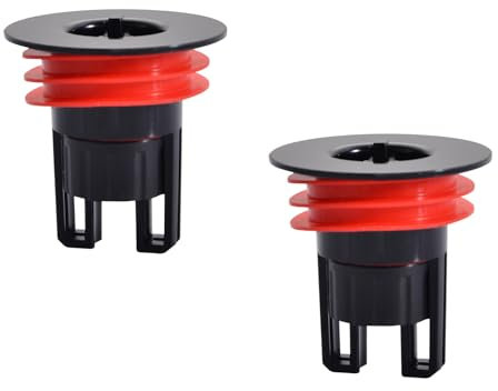 2 Pezzi Scarico a Pavimento in ABS per Bagno, Scarico Rapido, Resistente Agli Insetti E Agli Odori, per la Doccia, Filtra I Capelli, Previene L'intasamento, Floor Drain Plug regolabile