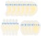 15 Piezas Apósitos Para Ampollas, Invisible Hydrocolloid Gel Blister Bandages, Parches Prevención De Ampollas En Pies, Dedos y Talones