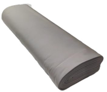 TENDE ARREDO TESSILE - Tessuto per Tende da Sole al Metro (Altezza 200cm) Telo Tenda da Sole Ombreggiante per Balcone Esterno, Teli per Gazebo, Nuova Colorazione Idrorepellente (Grigio)