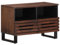 Makastle Meuble TV, Meuble de Salon, Console TV avec Tiroirs et Étagères, Banc TV en Bois, Table TV, Support Télé, Meuble Tele, pour Salon et Bureau, Marron 70x34x46 cm Bois Massif de manguier