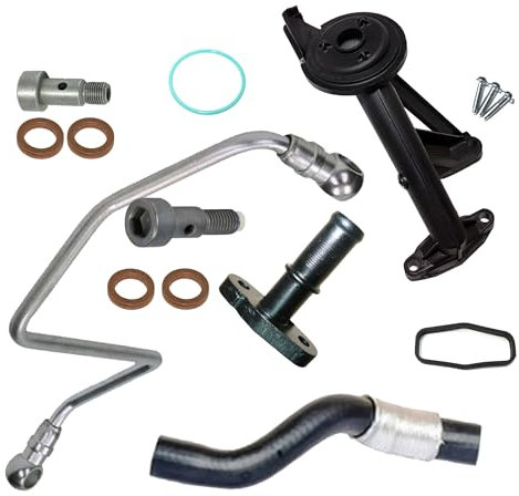 Partsline Kit montage turbo 1.6 HDi TDCi compatible avec 206 207 307 308 407 C3 C4 C5 Focus Fiesta équivalent à 0375J0, 3M5Q-6K682-DE, 9657530580