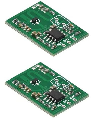 Zeiwohndc Module de capteurs de mouvement radars à micro-ondes à faible consommation d'énergie - Grand angle et zone non morte - Forte fiabilité