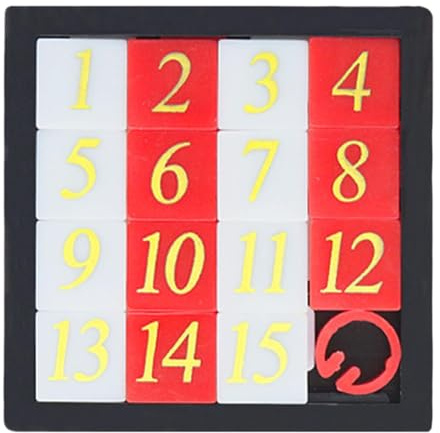 AMSLSIU Number Sliding Puzzle Brain Teaser Toy Travel Toy Puzzle Game Slide Number For Kids Enhancing Problem Solving Skills IQ Game Learning Tool tional Activities