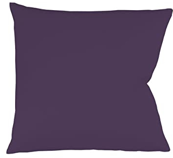 Fleuresse Colours Kissenbezug, Mako Satin, Violett, 40 x 40 cm