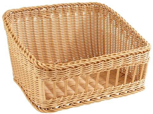 APS 50305 Systemkorb PROFI LINE, gestäbt, 45 x 40 cm, Höhe 16 bzw. 27 cm, Polypropylen, beige
