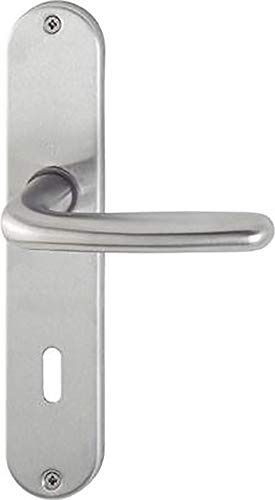 Hoppe Türbeschlag Cardiff E1850Z/302 mit WC-Olive-Lochung, 1 Stück, silber, 2423701
