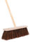 BawiTec Piassavabesen inkl. Stiel,Breite 40cm,Holzstiel Länge 140cm Ø28mm,Besen mit Stielloch,sehr robust,Lange Harte Piassava-Borsten,Kehrbesen,Fegebesen,für Baustellen,Garten etc.