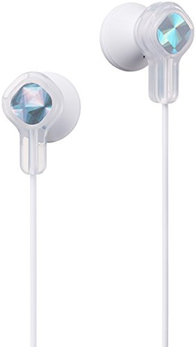 JVC HA-KD1-W In-Ear Kinderkopfhörer mit Lautstärkebegrenzung, 0,85 m, weiß