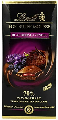 Lindt - Edelbitter Mousse Blaubeere Lavendel - 150g