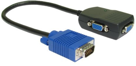Newlink Portabel Video Verteilen Verstärker VGA Kabelverteiler Y-Adapter Kabel