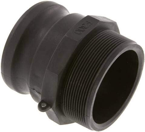 Kamlock-Stecker (F) R 3(AG), Polypropylen Werkstoff:Polypropylen* Gewinde:R 3 DN:75 (3) mm PN:6