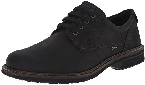 Ecco Herren Turn GTX Plain Toe Tie Derby, Schwarz (Black/Black 51052), 43 EU