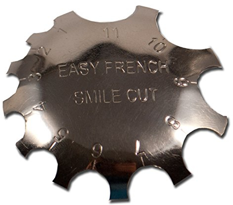 Edge Trimmer Smile Line Schablone French Acryl Modellage 1er Pack