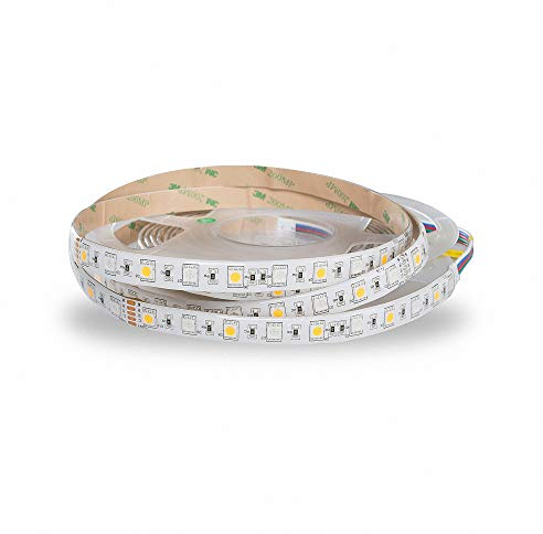 Mextronic LED Strip 5050 RGB + Warm White (2700K) 72W 500CM 24V IP44
