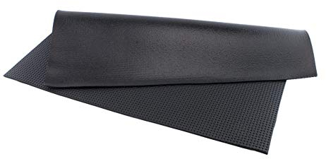 Polstermaterial Matte, Schwarz mit Profil, 50 cm breit, Länge: 50 cm, ca. 3,0 mm dick