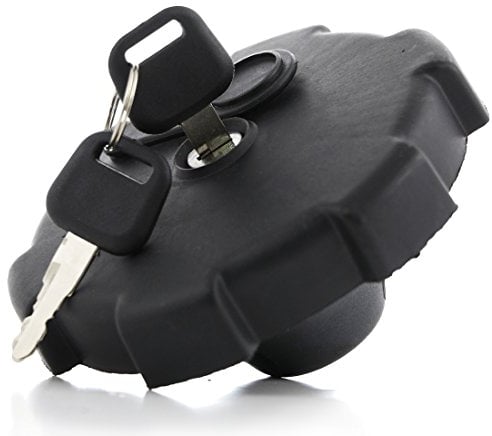 Neuf Noir de réservoir à capuchon de réservoir à essence 80 mm W/2 clés