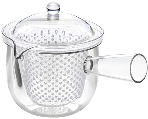 Akebono Sangyo Clear Teapot - Made in Japan - 16.9 fl oz (480 ml) - Transparent - Saturated Polyester Resin - Dishwasher Safe