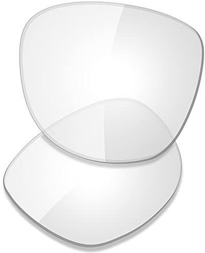 Saucer Verres de rechange de qualité supérieure pour lunettes de soleil Oakley Trillbe X OO9340, Haute défense - HD transparent non polarisé, taille unique