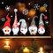 Wandtattoo Loft Fensterbilder Weihnachten mit 5 Wichteln und Schneeflocken – Wiederverwendbar – A2 Bogen, 38 Sticker – Weihnachstdeko Fenster Kinderzimmer, Weihnachtsbilder Fenster, Fensterbild Winter