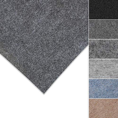 Floordirekt Nadelfilz Superflex | Innenraumverkleidung | Ideal für Restauration & Instandhaltung | hochwertig & flexibel | Nadelfilz | Individuell zuschneidbar (Anthrazit, 200 x 300 cm)