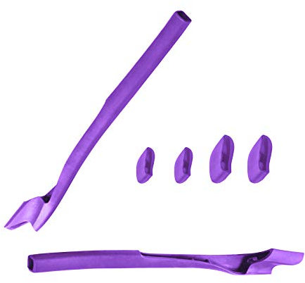 LenzReborn Embouts de nez de rechange en caoutchouc pour lunettes de soleil Oakley Half Jacket 2.0 - Violet - Taille Unique
