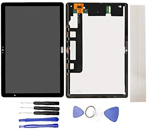 JayTong - Pantalla LCD de pantalla táctil de cristal montado y herramientas para Huawei MediaPad M5 Lite 10 BAH2-W19 BAH2-L09 negro