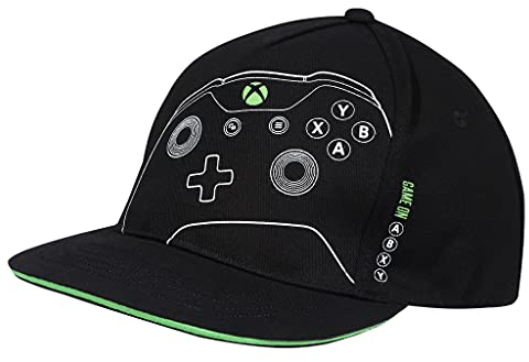 Popgear Jungen X-Box Controller Boys Baseball Cap | Official Merchandise Baseballkappe, Schwarz, Einheitsgröße | Gamer Kinder Hysteresenhut, Jungen-Kleidung, Spiele-Fan-Geburtstags-Geschenk-Idee