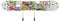 HIDEit Mounts HBoard – Clips de fixation murale horizontaux pour planche à neige – American Company – Support mural horizontal en acier et caoutchouc trempé pour snowboard pour adultes et jeunes