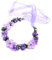 Blumenkranz Haare, Blumenkranz Haarschmuck Hochzeit Braut Haarschmuck Flower Headband Purple für Strand Hochzeit Braut Fotografie Party Muttertag (Lila)
