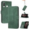 momoka Coque pour Huawei Honor 10Lite/P Smart 2019/P Smart Plus 2019,Portefeuille Étui Housse en Cuir Protection avec Porte Cartes,Fentes pour Cartes,Fonction de Support,Fermeture Magnétique-Vert