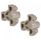 sourcing map Microwave Oven Turntable Roller Support Coupler Shaft Replacement 5mm x 7mm 2 Pcs