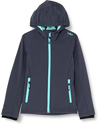 CMP - Softshelljacke für Kinder, Titan-Wasser, 128