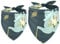 2 Pack Dog Bandana Traditional Chinese Teapot Teacup Girl Boy Bibs Dog Scarf Kerchief Accessories for Small Medium Large Dogs Puppy Cat Pet