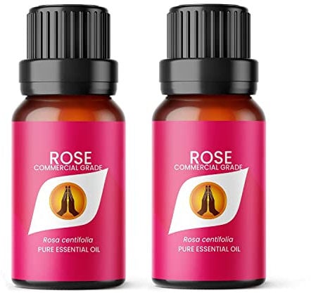 Aroma Energy | Rose Dilute Essential Oil - 20ml (2 x 10ml Bottles) - 100% Pure & Natural