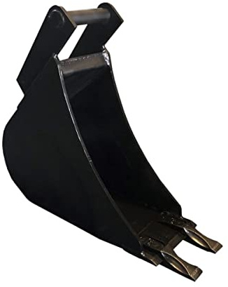 SRM-Design Baggerlöffel Minibagger-Schaufel 25cm Schwarz Legierter Stahl 1 Count
