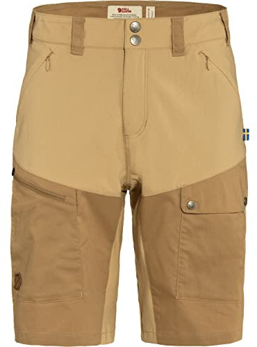 Fjallraven 89857-196-232 Abisko Midsummer Shorts W Shorts Damen Dune Beige-Buckwheat Brown Größe 42