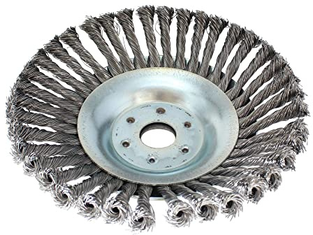 SECURA Unkrautbürste 25,4x200mm kompatibel mit McCulloch Benzin-Freischneider