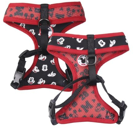 CERDÁ LIFE'S LITTLE MOMENTS Mickey Mouse Hundegeschirr, offizielle Disney-Lizenz, Größe XXS-XS