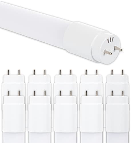 CLAR - Tubo Fluorescente 120cm T8 18W, Tubos 120cm T8, Tubo de Luz LED, 18W Blanco Frío 6500ºk (Pack 10)