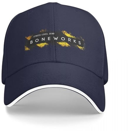 Basecap Boneworks Logo Stress Level Zero Boneworks Merch, Bonelab Logo, Bonelab Merch Baseballkappe Hut Mann Luxus Hut Damen Herren
