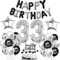33 Geburtstag Deko Schwarzes Silber Deko 33. Geburtstag Mann Schwarz Tortendeko 33 Geburtstag Frau 33 Geburtstag Dekoration 33 Jahre Schwarz Silber Party Ballons 33. Geburtstag Schwarz Silber