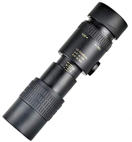 Tragbares Monokular 4K 10-300 x 40 mm Super-Telezoom-Monokular-Teleskop für Smartphones Tragbares wasserdichtes, beschlagfreies Monokular zur Vogelbeobachtung/Camping/Reisen/Wandern