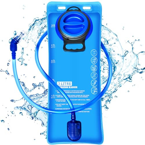 Arcwind Trinkblase, 1,5 L 2 L 3 L BPA frei Wasserblase, auslaufsicher große Öffnung Wasserreservoir, Militär-Rucksack Wasser Storage Bladder Tasche für Radfahren Wandern Camping Laufen