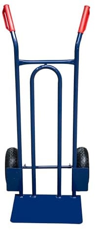 Cofan Carretilla Profesional | Pala Fija | Ruedas neumáticas | Capacidad de Carga: 250 kg | Ideal para traslado de mercancías y Reparto