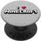Minecraft I Heart Minecraft Logo PopSockets mit austauschbarem PopGrip